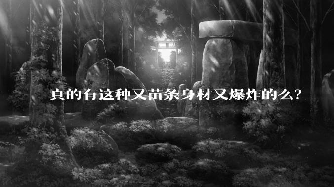 真的有这种又苗条身材又爆炸的么？